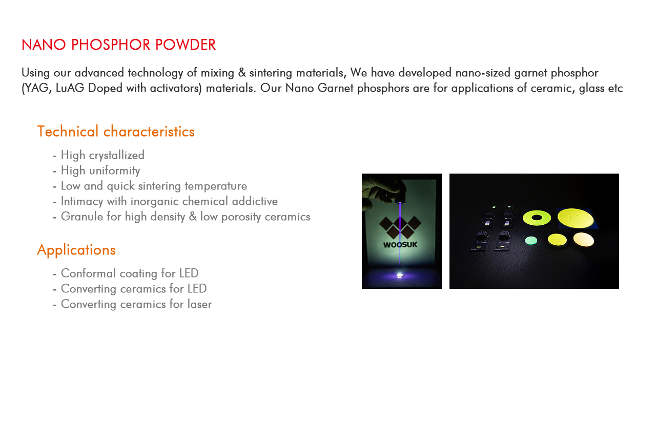 nano phosphor powder
